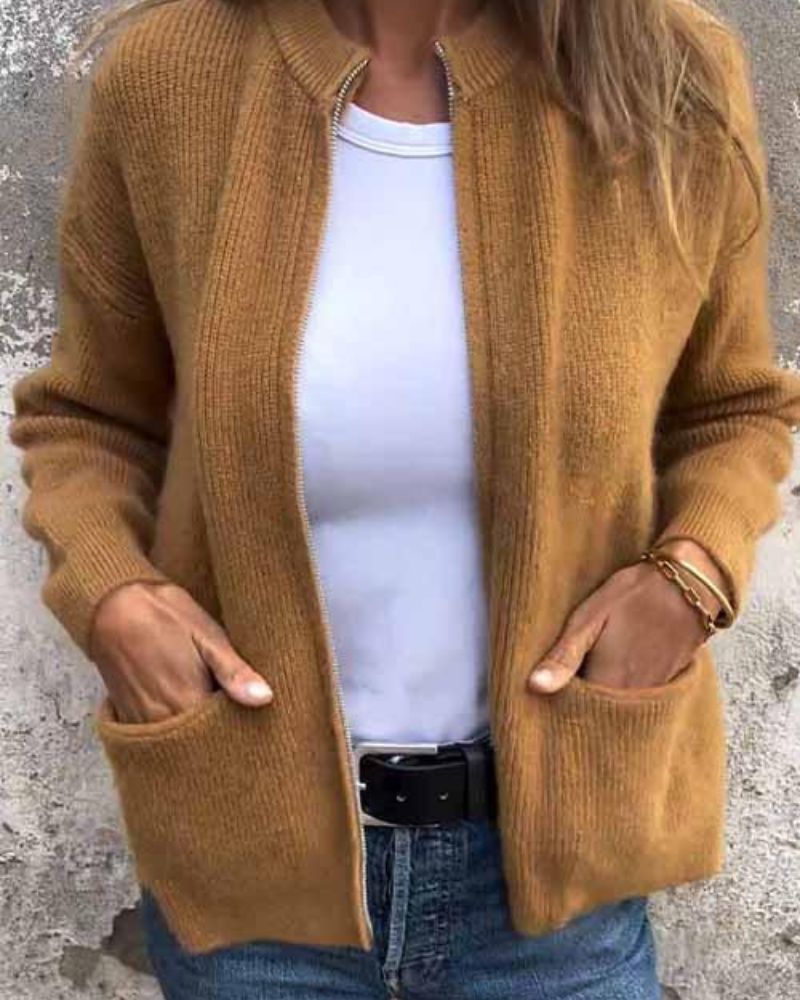 Celeste | The Perfect Knitted Zip-Up