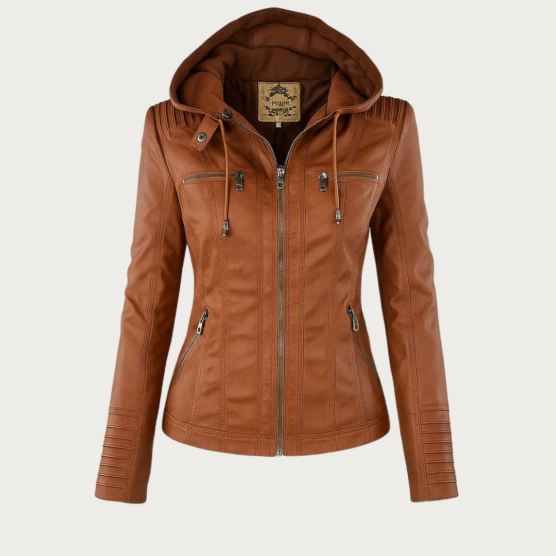Elvi | Stylish and Edgy Leather Jacket