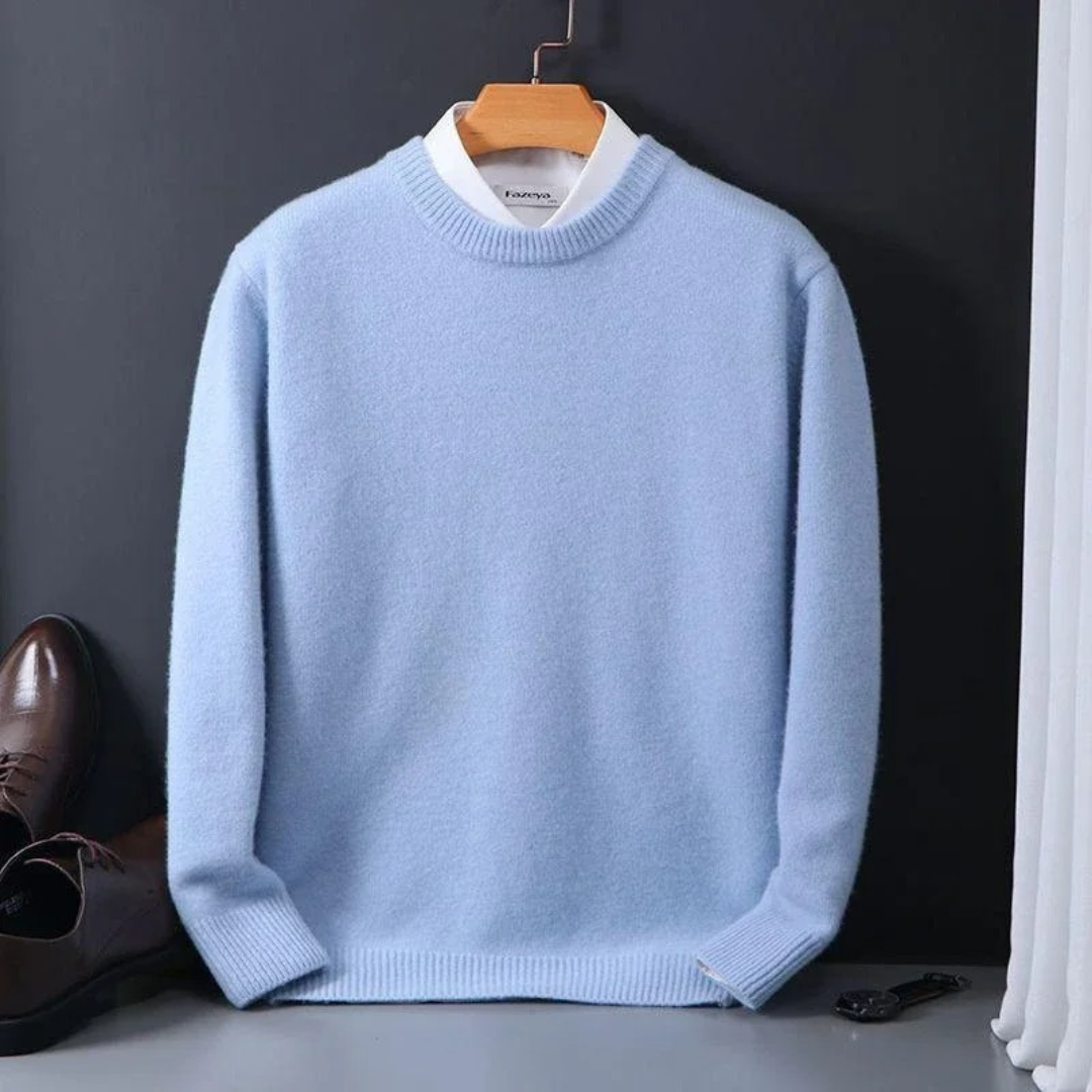 Victor | Wool Crew Neck Sweater