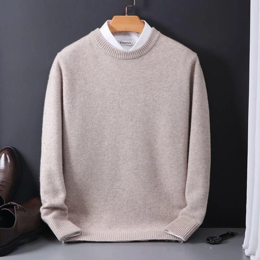 Victor | Wool Crew Neck Sweater