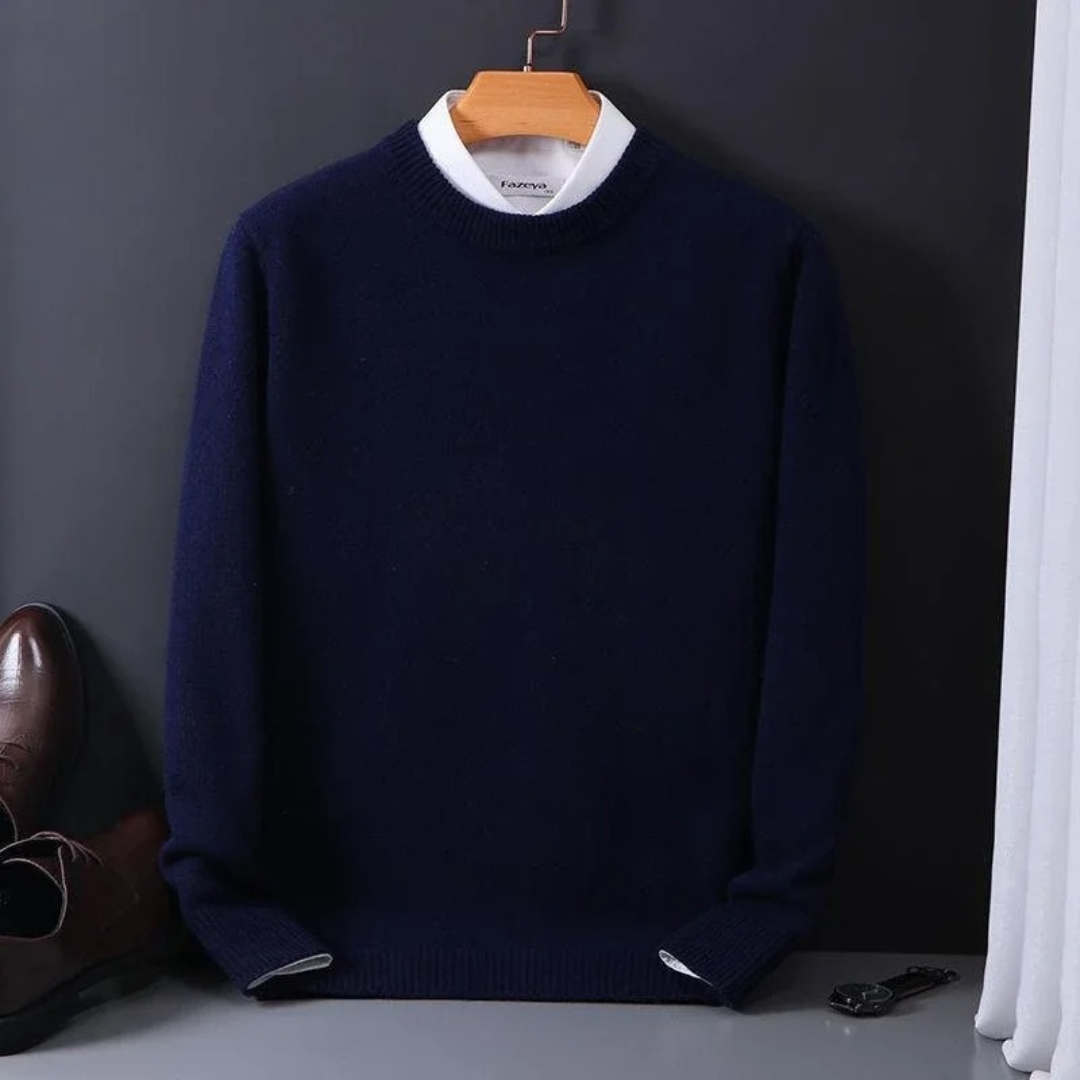 Victor | Wool Crew Neck Sweater