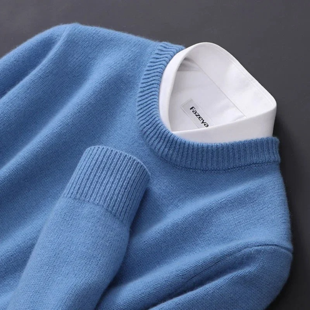 Victor | Wool Crew Neck Sweater