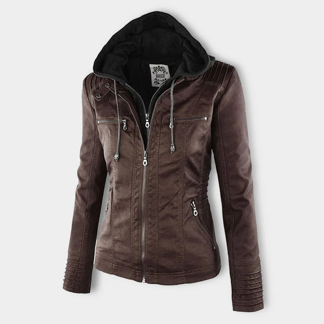 Elvi | Stylish and Edgy Leather Jacket