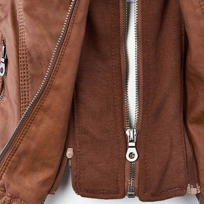 Elvi | Stylish and Edgy Leather Jacket