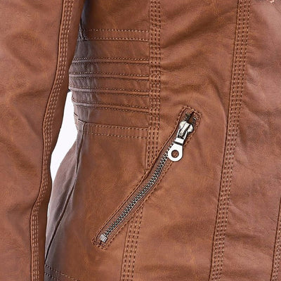 Elvi | Stylish and Edgy Leather Jacket