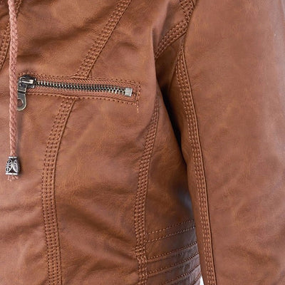 Elvi | Stylish and Edgy Leather Jacket
