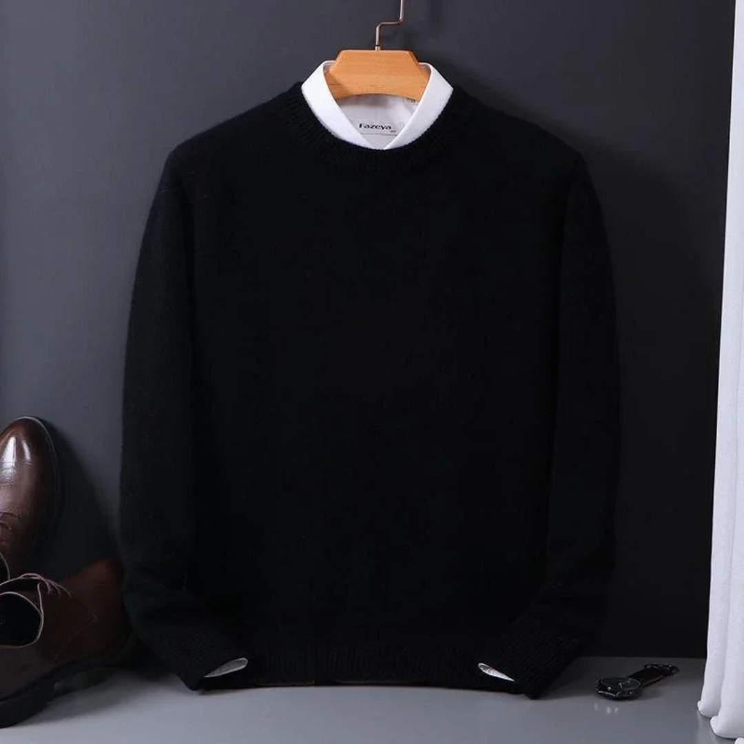 Victor | Wool Crew Neck Sweater
