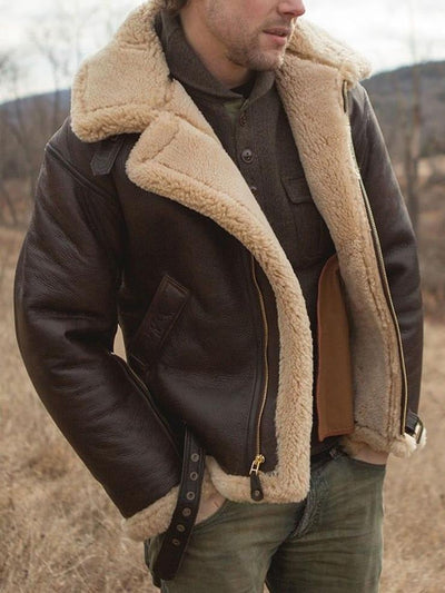 Bomber Jacket | Luxury shearling leather jacket