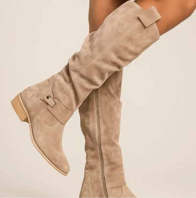 Elegant Suede Women's Boots