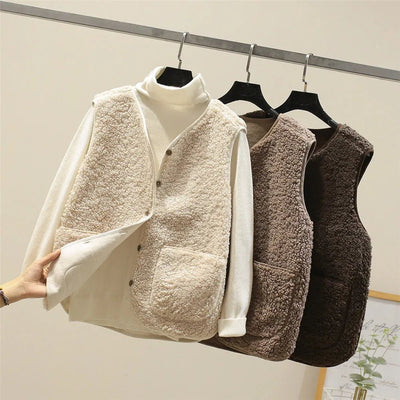 Leila Teddy Vest