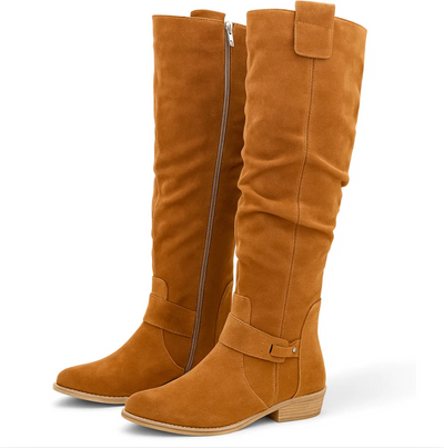 Elegant Suede Women's Boots