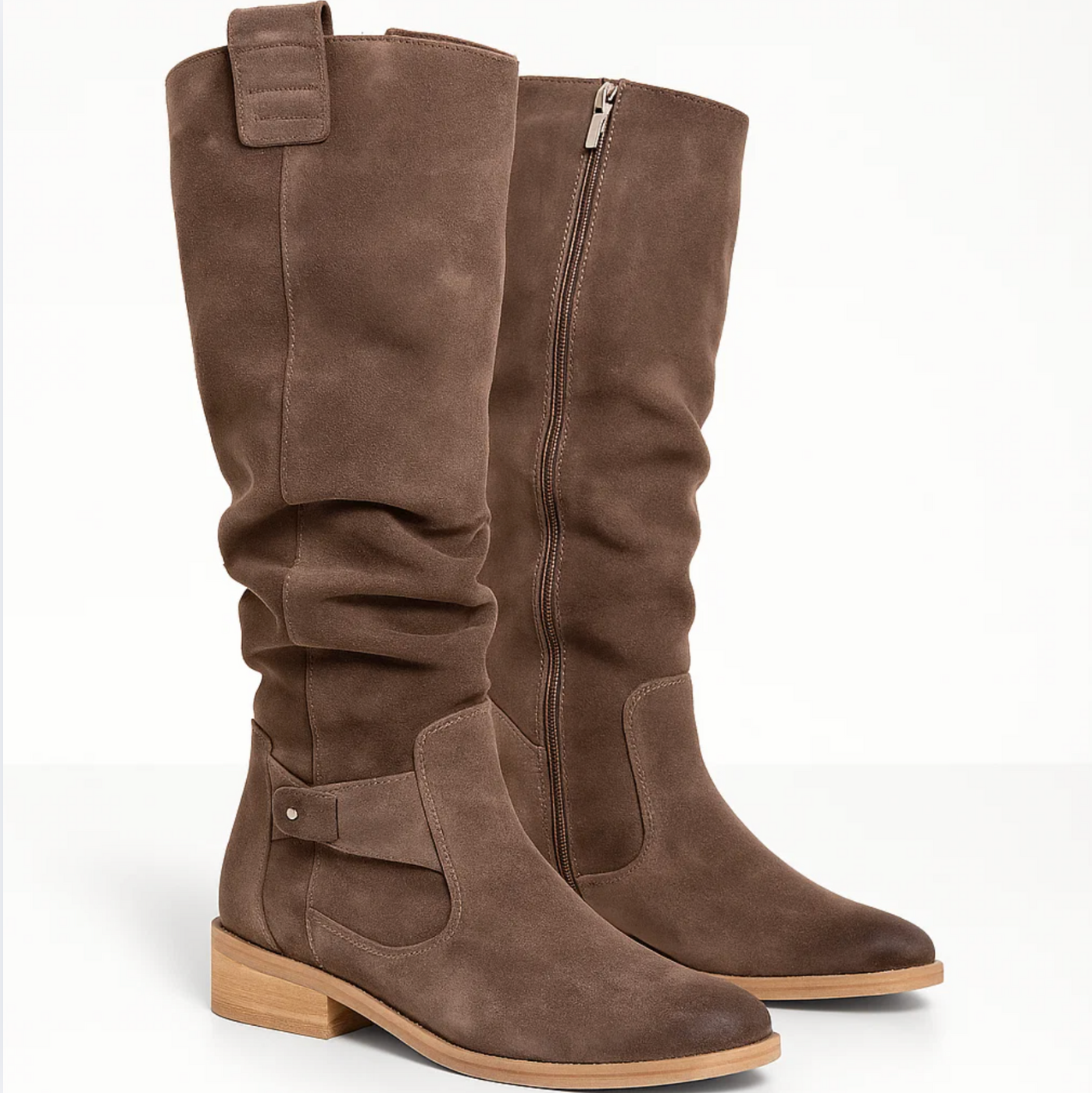 Elegant Suede Women's Boots